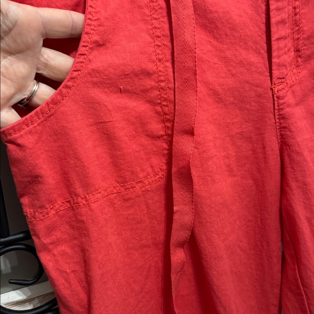 Jessica Simpson coral linen pants - Picture 6 of 9